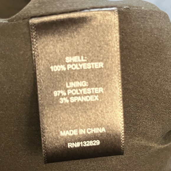 Michael Costello x REVOLVE Irina Pant Wide Leg High Waist Black Chiffon Lined XS - Picture 12 of 13